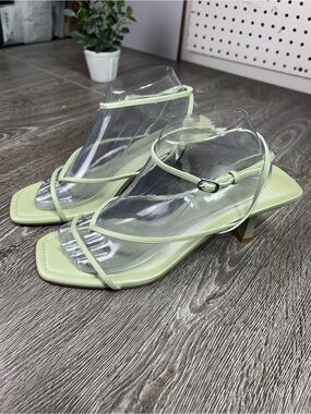 Aldo Jaylona Strappy Square-Toe Kitten Heels sandals Sz 10